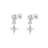 Белый крест с звездой