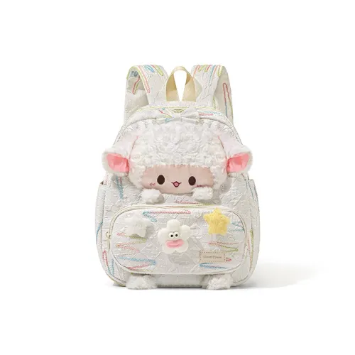 CinvaiKrose Ткань Рюкзак Короткий Trip Дорожная сумка Маленький Женская Белый Радужный