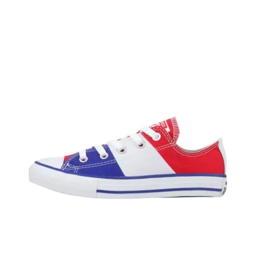 Converse Chuck Taylor All Star Low Топ Kids Кеды Белый синий красный Подростки
