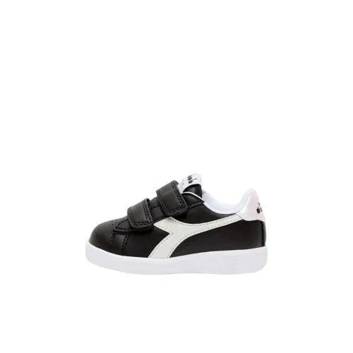 DIADORA Game P Low Топ Обувь для малышей Черный белый Infant And Toddler