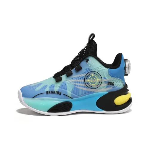 BKG Slip-resistant Амортизация Устойчивость к износу Отскок Детские Баскетбольные кроссовки Подростки