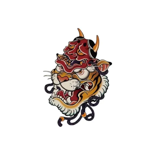 LIEJI Тигр'S Grace Травяной Tattoo Наклейка