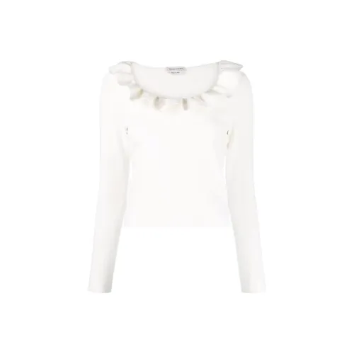 Alexander McQueen Белые Женские Свитеры