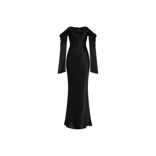 Meshki Длинное платье с длинными рукавами женское