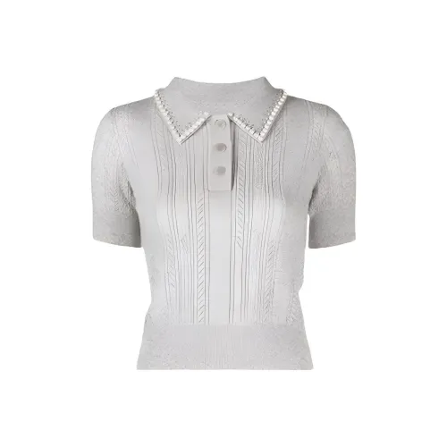 Leather Cat Серый Женские Трикотаж