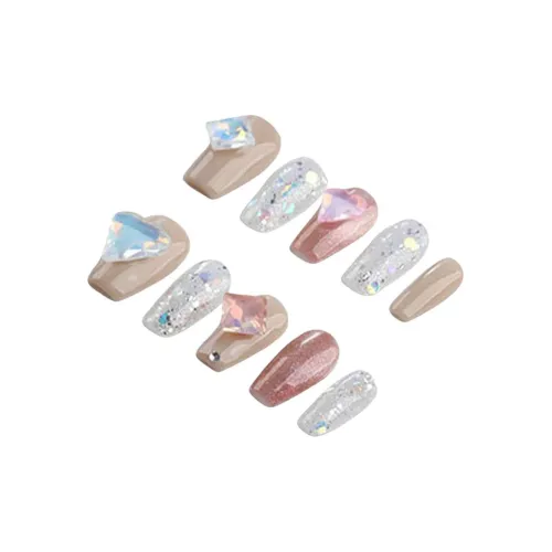 YIYIHE Милый Нежно-розовый Кошачий глаз Модный MID Длина Укороченный Короткий Квадрат Круглый Телесный Однотонный Кошачий глаз