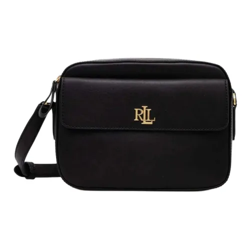 LAUREN RALPH LAUREN Сумка через плечо из кожи женская черная