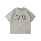 Хаки (Фиолетовый с принтом)