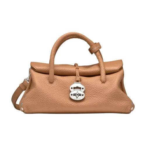 Zanellato Сумка через плечо из кожи маленькая сумка для женщин коричневый