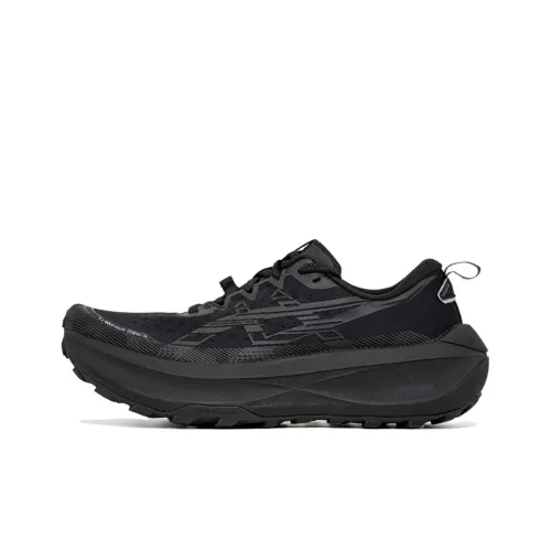 Asics TRABUCO Max 4 Дышащие и Устойчивые Беговые Кроссовки Мужские Черные