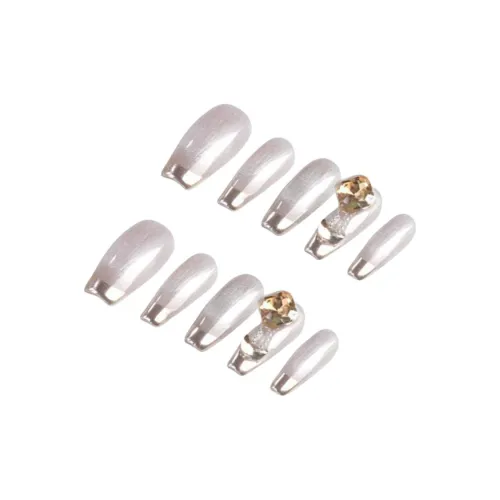 YIYIHE Мягкий LADY Модный MID Длина Укороченный Короткий Квадрат Круглый Серебряный Градиентный