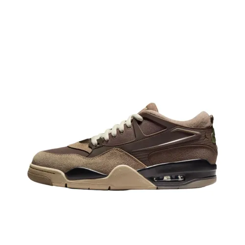 Jordan Air Jordan 4 Винтажные Баскетбольные Кроссовки Унисекс Коричневый