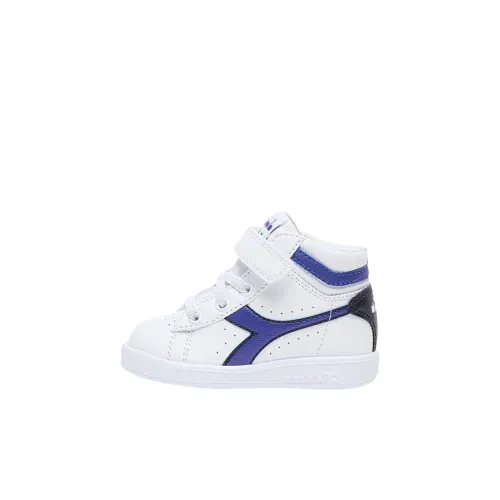 DIADORA Game P Высокие Топы Малыша Обувь Белый Синий Infant и Toddler