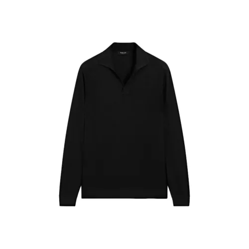 Massimo Dutti Черный Мужской Трикотаж