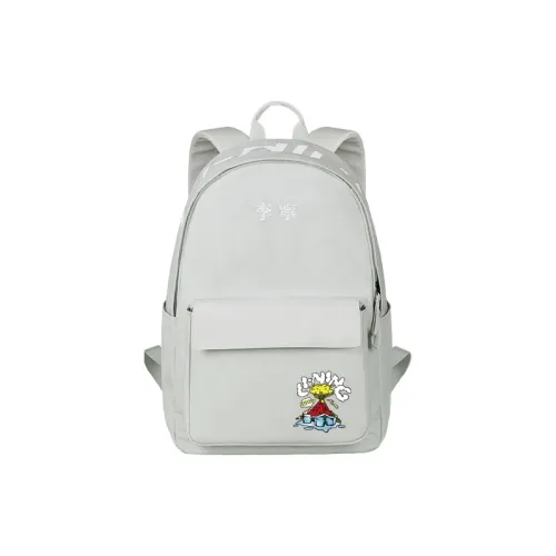 Лайнер Полиэстер Рюкзак Стандартный Унисекс Кремовый Серый