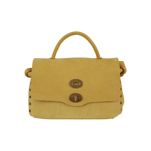 Zanellato Postina Замша Сумка Маленькая Женская Желтая