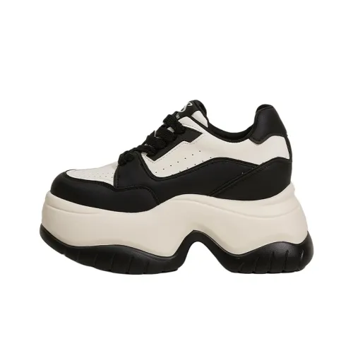 Milan Love Song Амортизация Высота Увеличение Устойчивость к Износу Низкий Топ Толстая Подошва Женские