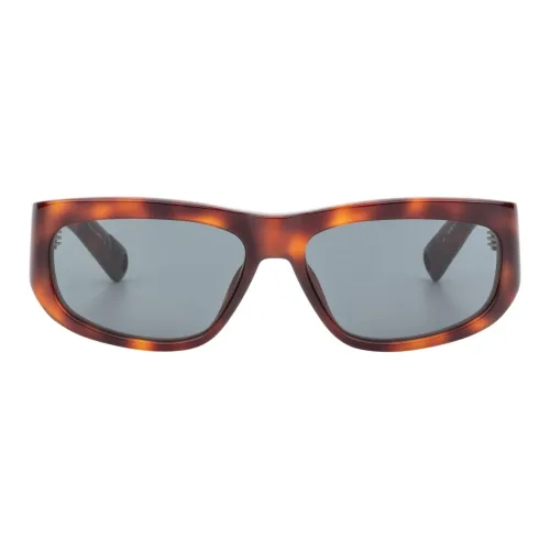 Jacquemus Ацетат Прямоугольные Солнцезащитные очки Унисекс Черепаховый