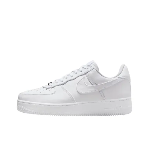 Nike Air Force 1 Low Retro Premium Дышащие Низкие Кроссовки для скейтбординга Унисекс Белые