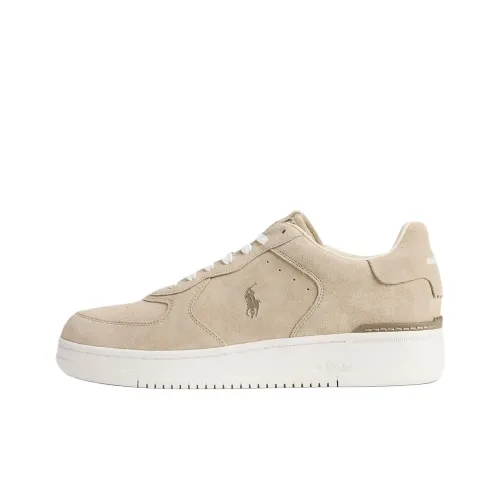 Polo Ralph Lauren Masters Court Low Top Скейтборд Кроссовки Мужские Бежевые