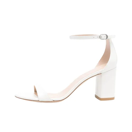 Stuart Weitzman SW NEARLYNUDE One Ремешок Сандалии 7 см Женские Белые