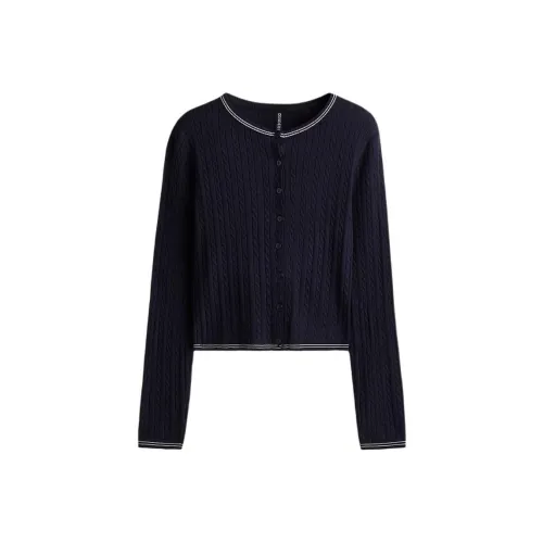 H&M Морской синий Женские Трикотаж