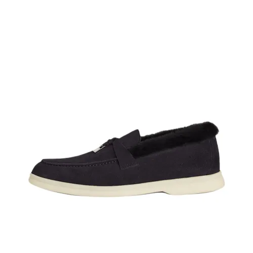 Loro Piana Summer Charms Walk Лоферы Женские Морской Синий