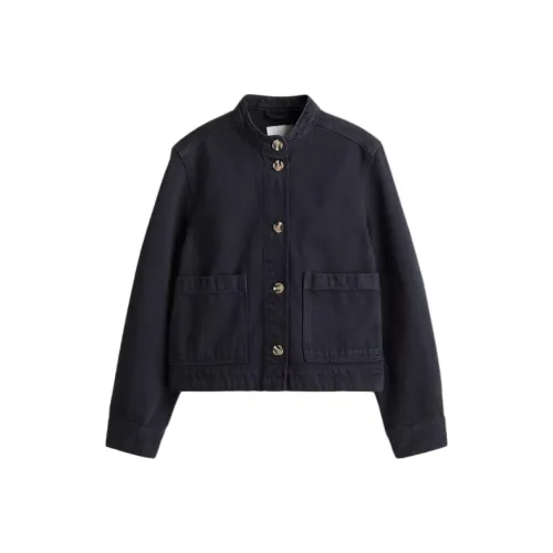 H&M Морской синий Женские Куртки