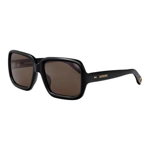 Jacquemus Ацетат Квадратные Солнцезащитные Очки Мужские Черные