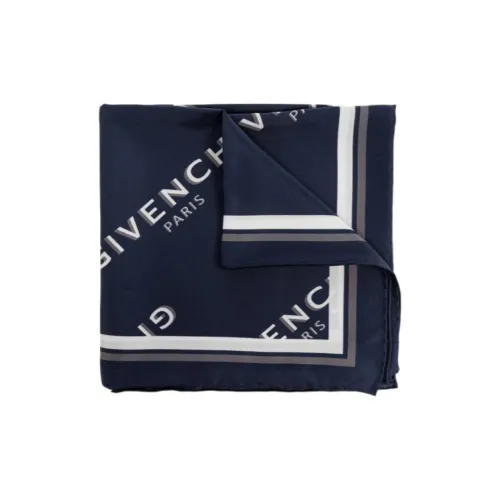 Шелковые шарфы Givenchy для женщин морской синий