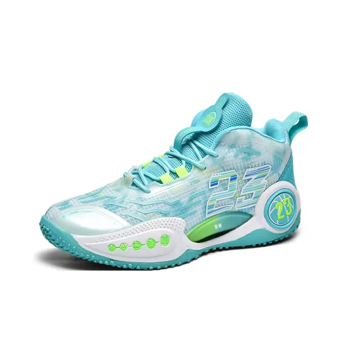 D W Анти KICK Амортизация И Устойчивость К Износу MID Топ Детские Баскетбольные Кроссовки Подростки