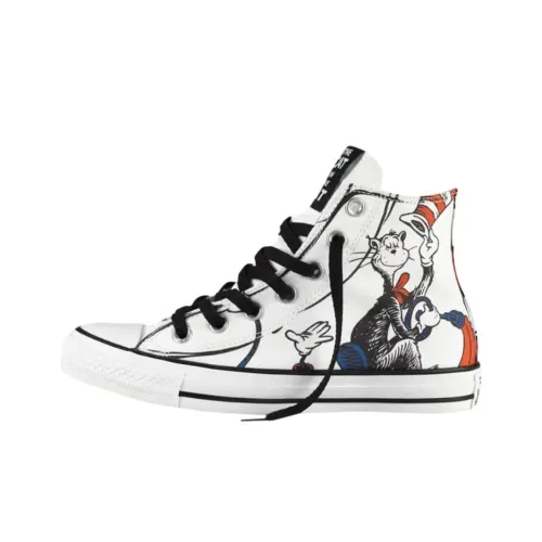 DR. Seuss x Converse Chuck Taylor All Star High Топ Кеды Унисекс Белый