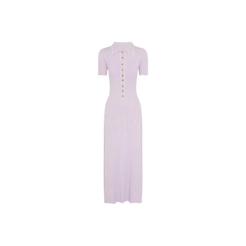 Leather Cat Короткий рукав платье женское