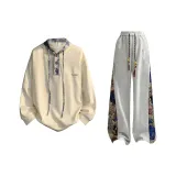 Комплекты одежды - Ecru + Фотиния серый штаны