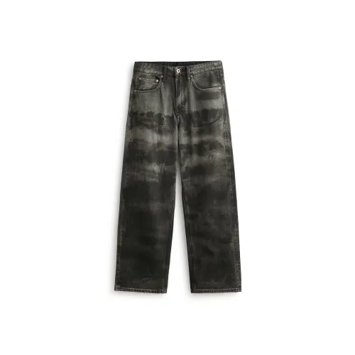 DUCHI Потертый Черный Унисекс Джинсы