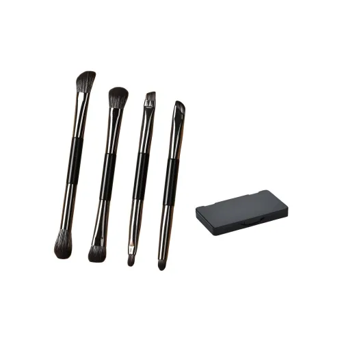 MUXI BABY Двойная головка для теней для век портативный хороший внешний вид мягкие щетины набор для путешествий одежда с зеркальцем и кистью для макияжа