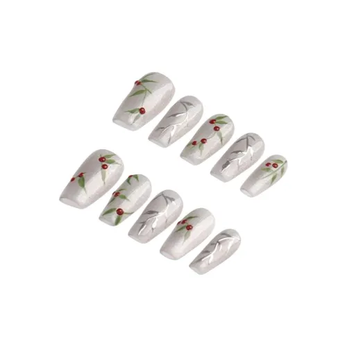 YIYIHE Серебряный Кошачий глаз 3D-эффект Вишня MID Длина Укороченный Короткий Квадрат Круглый Серебряный Однотонный Кошачий глаз