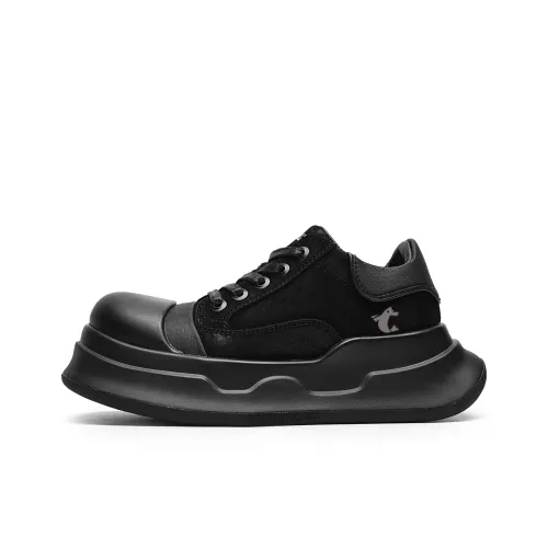 JUMP FISH Низкие кроссовки для скейтбординга Мужские Черные