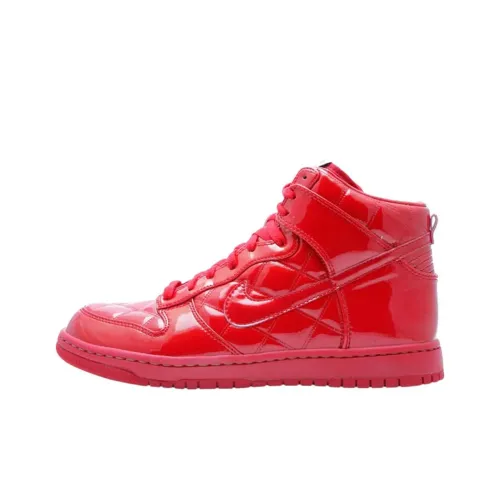 Nike Dunk High Топ Скейтборд Кроссовки Мужские Красные