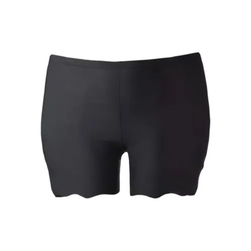 MAXDAVID Черные Брюки длиной до бедра [Волна Edge] Женские Леггинсы