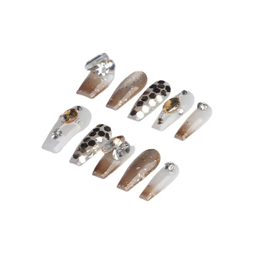 YIYIHE Мягкий Коричневый Fashion Minimalist Style Сияющий MID Длина Укороченный Короткий Квадратный Круглый Коричневый Jump Цвет