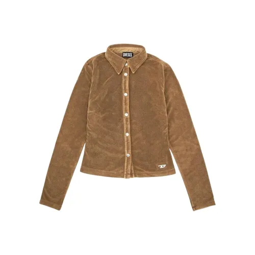 DIESEL Хаки Женские Рубашки