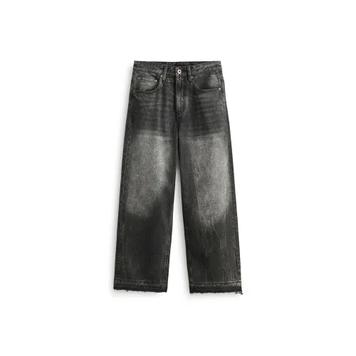 Go it alone Dirty Черный Унисекс Джинсы