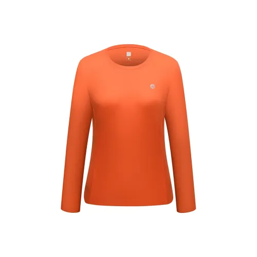 BMAI T-рубашка Женская Кленовый Лист Оранжевый