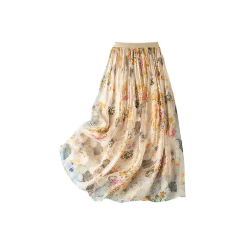 MAREA VESUVIO Повседневный Длинный Юбка Женские