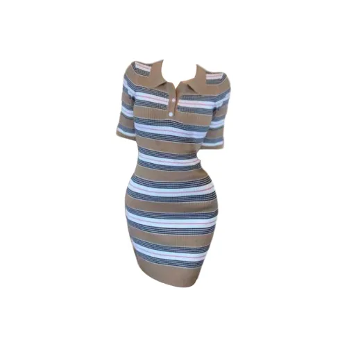 VKXOW Короткое платье с короткими рукавами женское