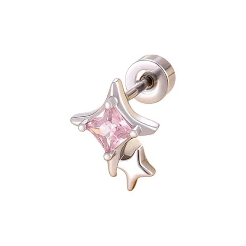 VERENA REINE Титановые стальные серьги-гвоздики для женщин