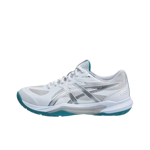 Asics Гель Tactic 13 Дышащие Кроссовки для тренировок с поддержкой унисекс белый серебряный