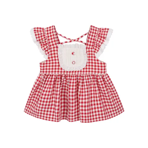 Rindu Red Kids Dresses Rindu Красные Детские Платья