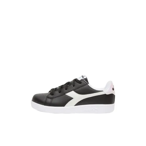 DIADORA Game P Low Топ Детские Скейтбординги Черный Белый Детский